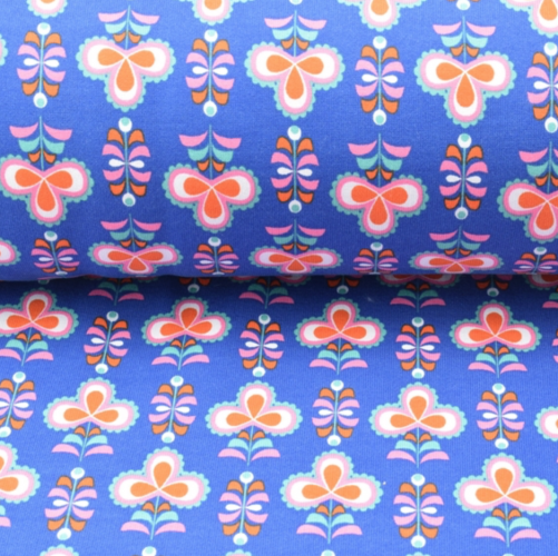 Kuschelsweat Retro - Blume 2